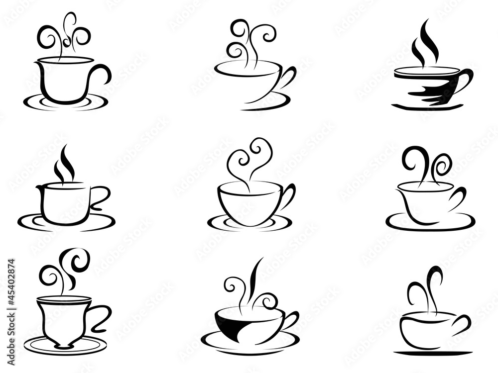 coffee cup shapes coffee cup shapes