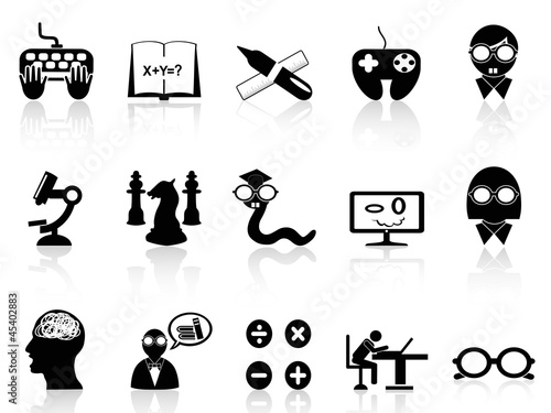 nerds icon set