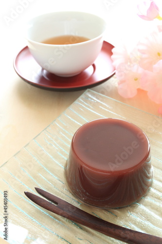 Japanese summer confectionery, Mizuyokan photo