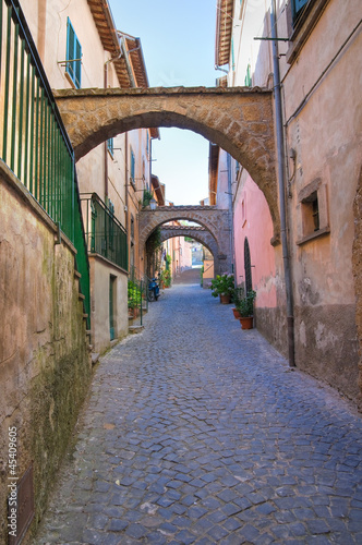 Alleyway. Tuscania. Lazio. Italy. © Mi.Ti.