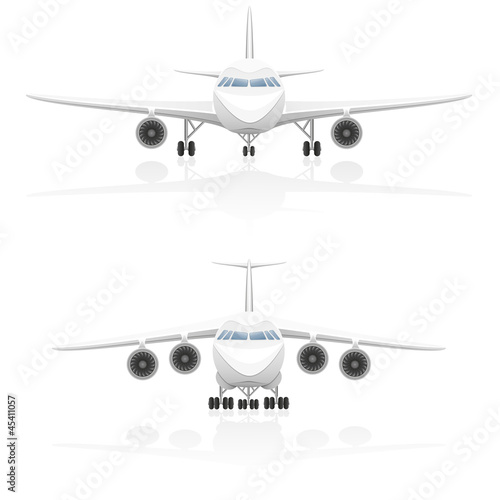 airplane vector illustration