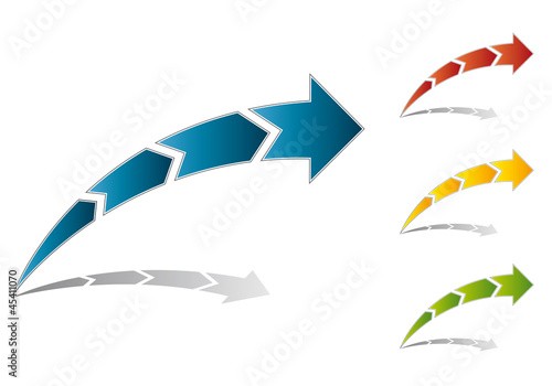Prozesspfeil - Schema - Präsentation