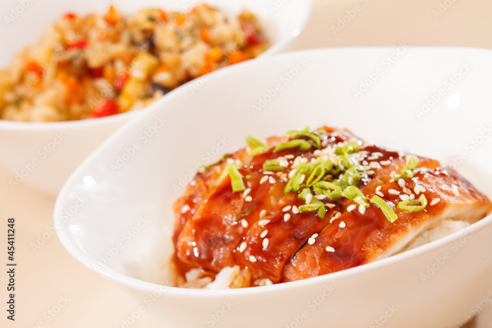 eel on rice,unaju, japanese unagi cuisine eel on rice,unaju, japanese unagi cuisine
