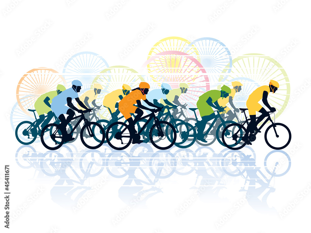 Obraz premium Bike race
