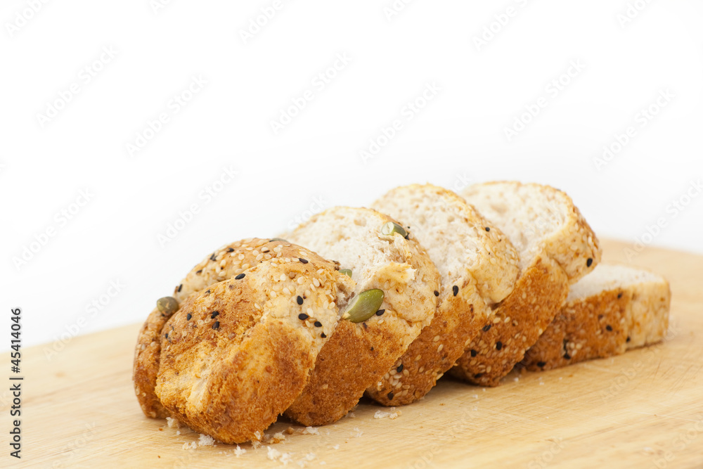 Fresh wholewheat bread