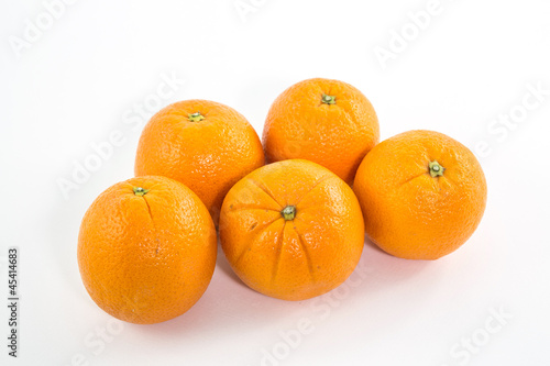 Mandarin Orange isolated on white background