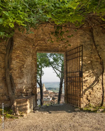 Fototapeta Brama W San Gimignano