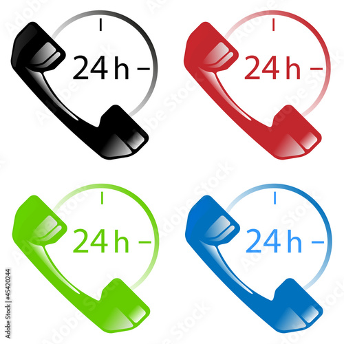 24 Stunden Hotline - 24h - Support - Service