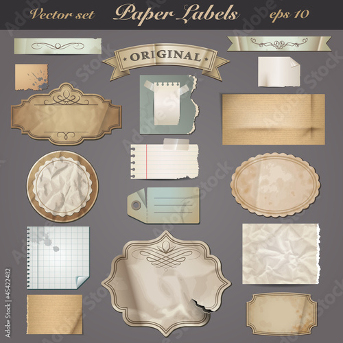 paper labels