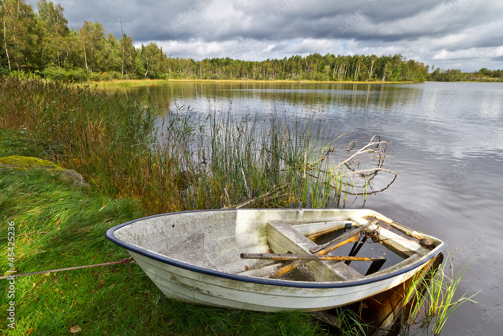 Idyllic Swedish lake in summer time Idyllic Swedish lake in summer time
