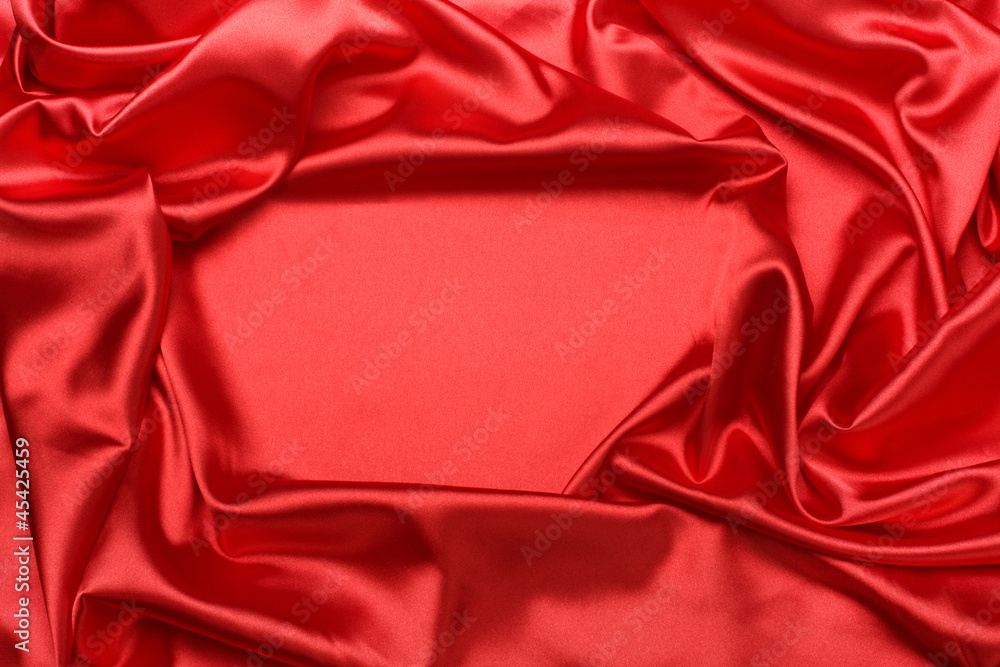 red silk fabric background red silk fabric background