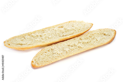 demi-baguette cut in half