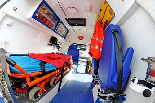 Ambulance inside