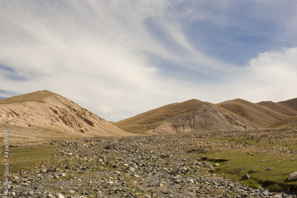 The Altay mountains in the summer. Mongolia