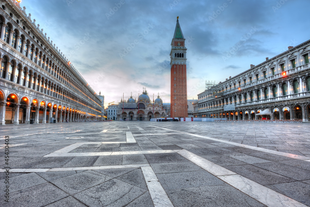 San Marco square at dawn