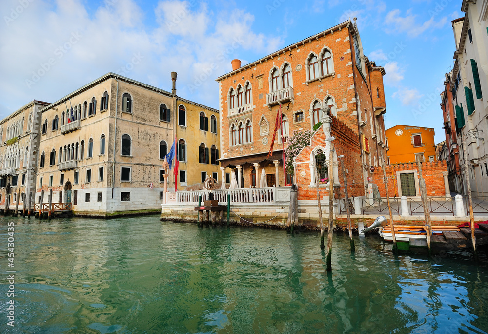 Venetian palazzos on Grand Canal