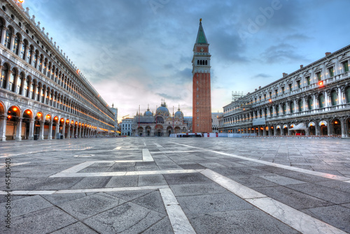 San Marco square at dawn