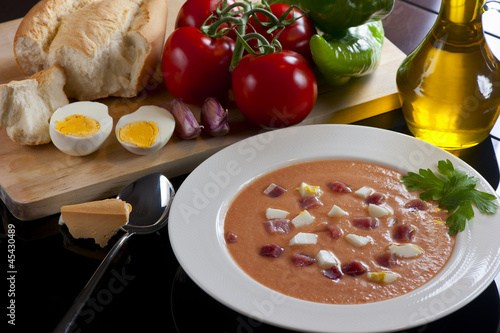 Salmorejo Cordobés, spanische kalte Tomatencreme I