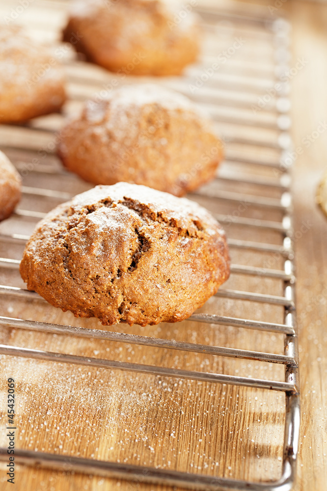 soft ginger cookies cooling soft ginger cookies cooling
