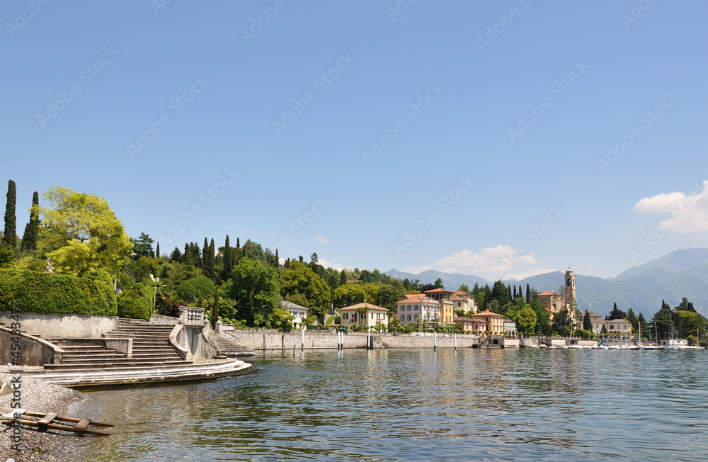 Tremezzo town at the famous Italian lake Como