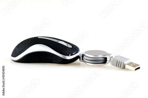 laptop computer mouse isolated on white