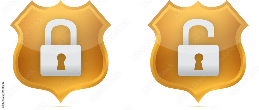 lock and unlock gold shields lock and unlock gold shields