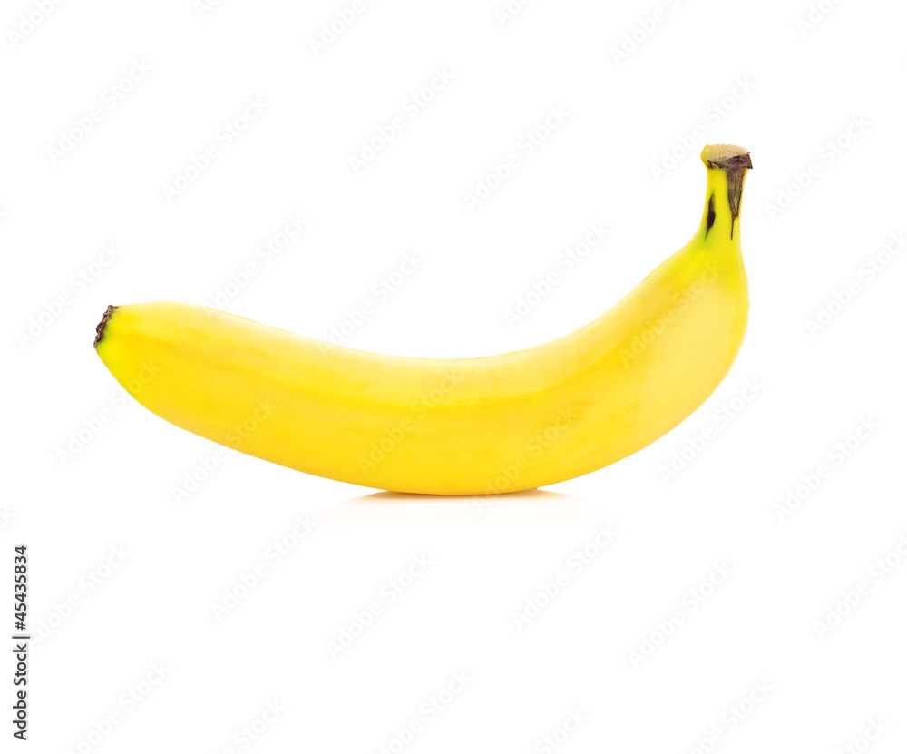 fresh ripe banana isolated on white background fresh ripe banana isolated on white background