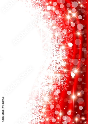 Red Winter Background