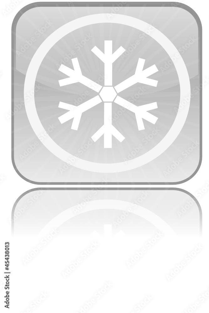 Snowflake button Snowflake button