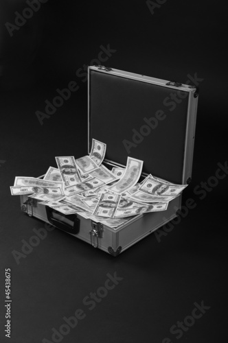 case with a lot of money