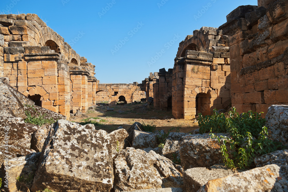 Old ruins at Pamukkale Turkey