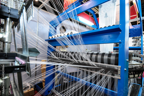 Textile industry - Weaving and warping photo