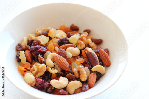 Dried fruits and nuts