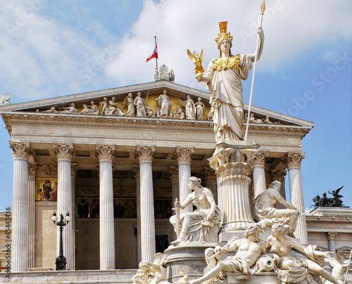 Photography Austrian Parliament in Vienna
