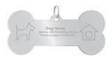 Vector, identity dog tag