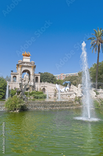 Ciutadella Park in Barcelona, Spain