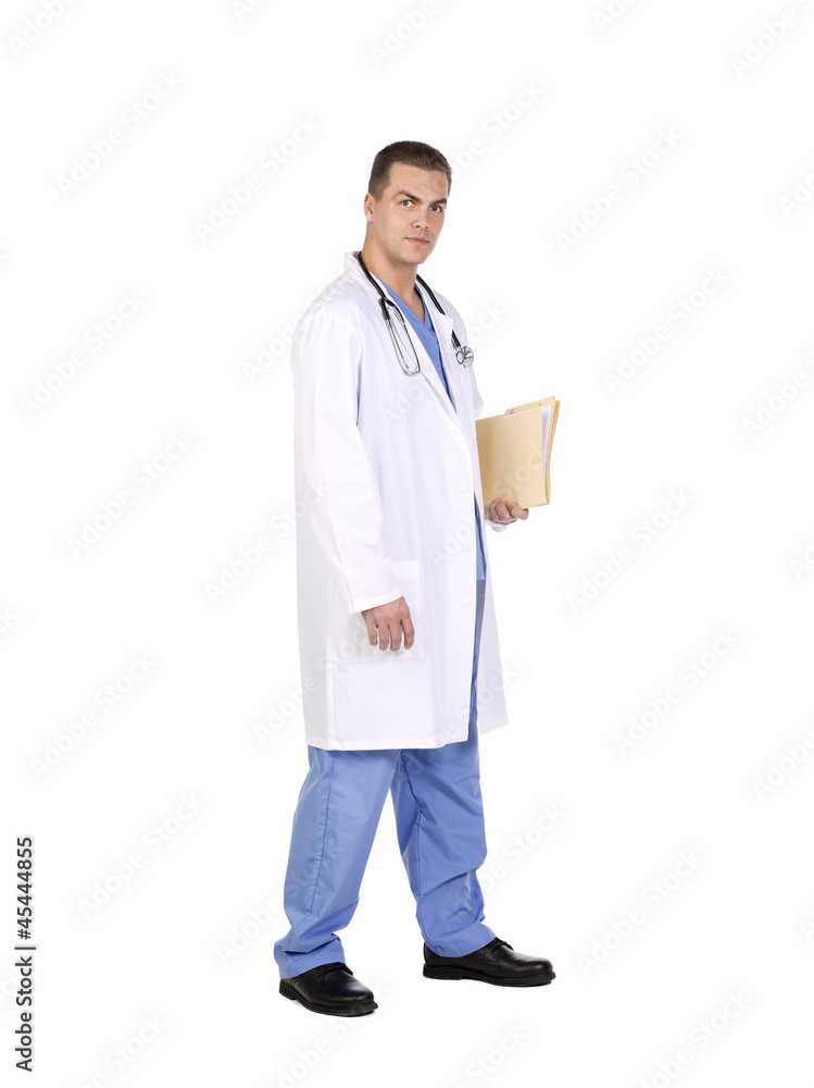 doctor in a side view image doctor in a side view image