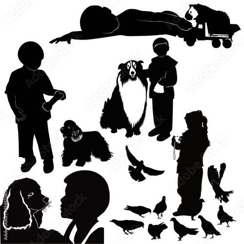 children and animals friendship care about them