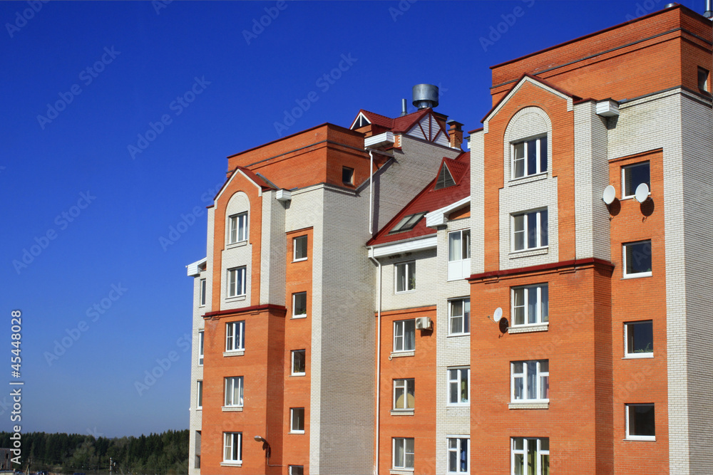 Fototapeta premium Big brick house