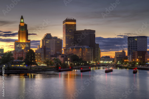 HDR image of the skyline of Providence, Rhode Island © sbgoodwin