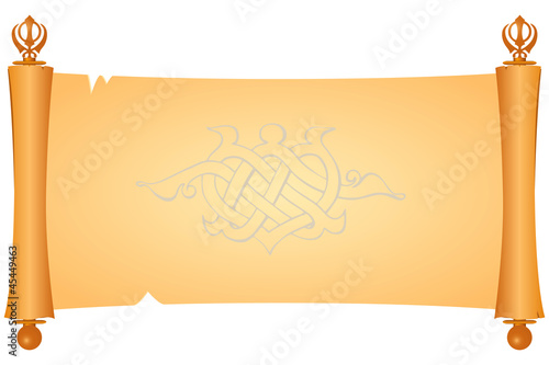 Parchment symbol of the Sikhs