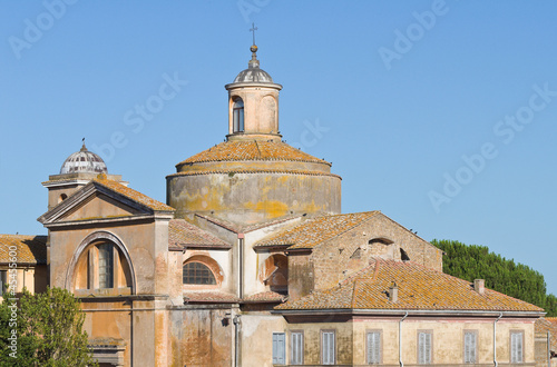 Panoramic view of Tuscania. Lazio. Italy.