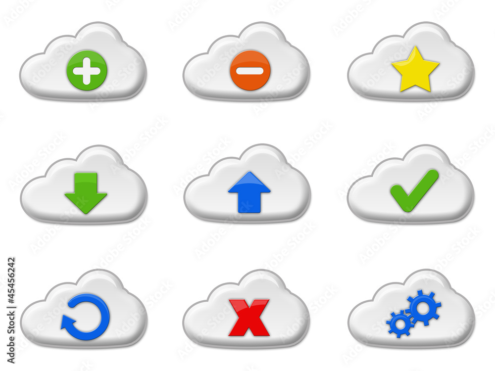 Cloud icons