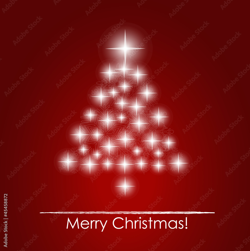 Christmas background with Christmas tree, vector illustration. Christmas background with Christmas tree, vector illustration.