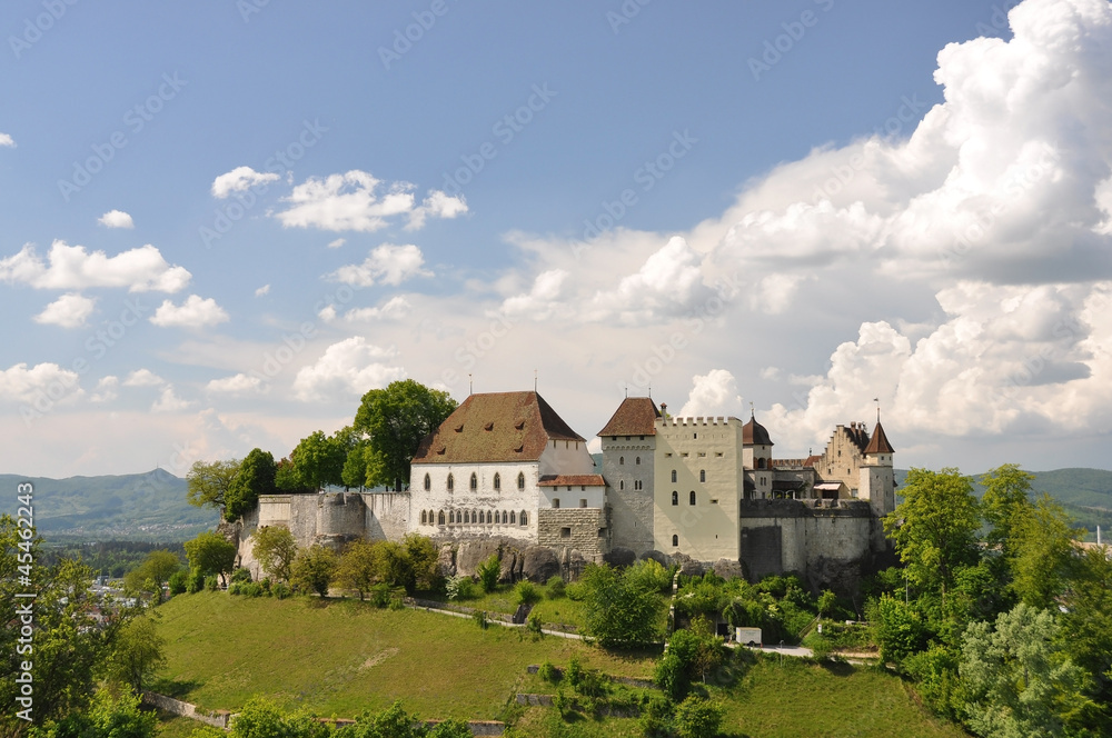 Medieval castle in Lenzburg, Switzerland