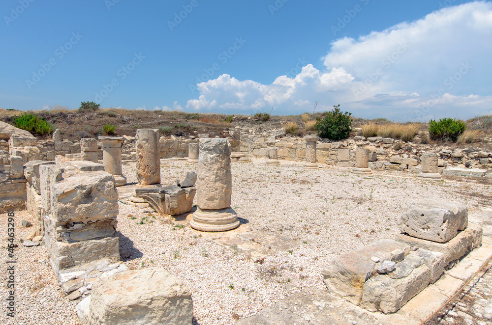 Ruins of ancient town in Cyprus