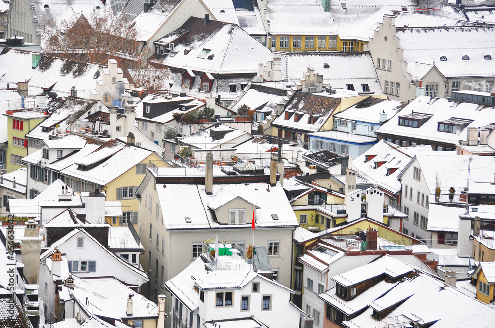 Fototapeta premium Winter in Zurich