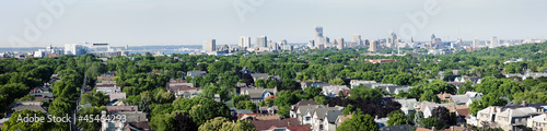 Distant view of downtown Milwuakee