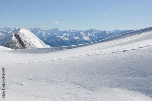 Snowdrifts in Swiss Alps © HappyAlex
