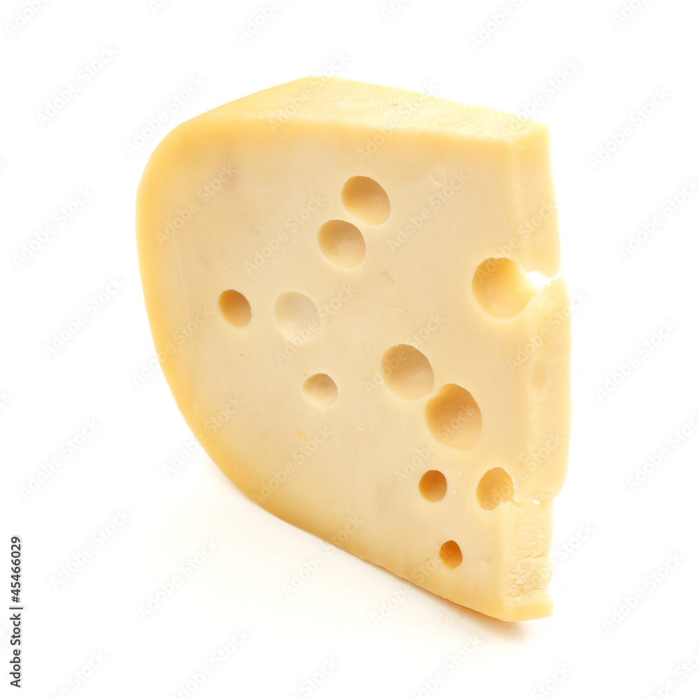 Cheese isolated on white background Cheese isolated on white background